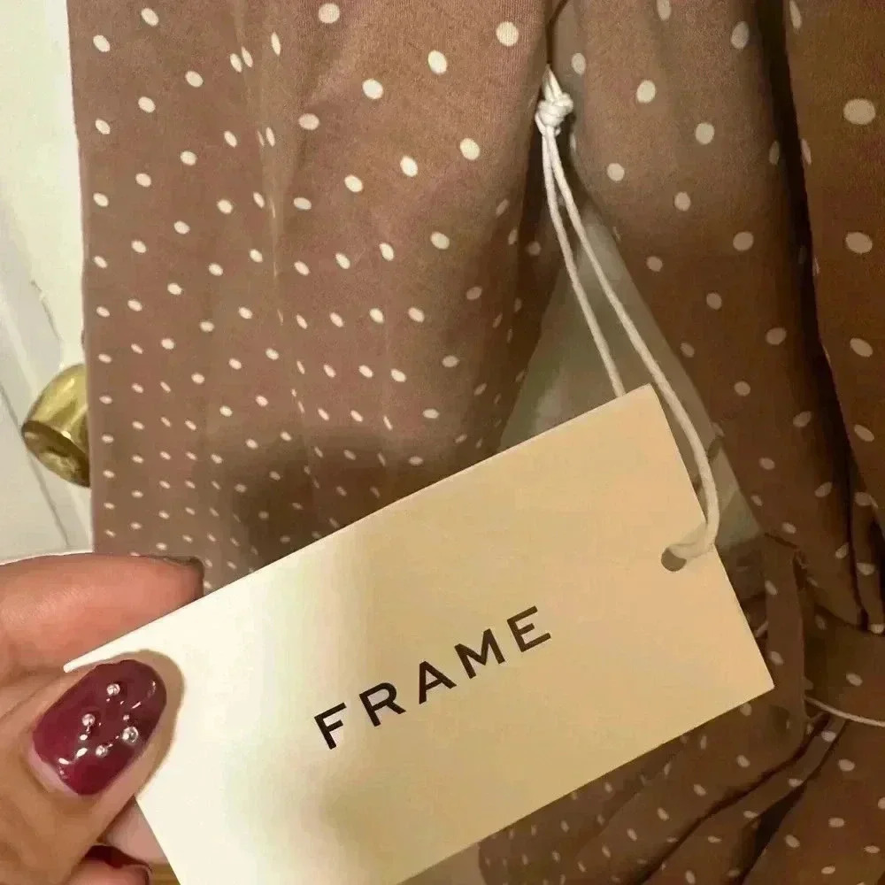 NWT Frame Polka Dot Smoking Jacket - Picture 4 of 9